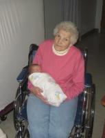 Leah with Great Grandma Nave