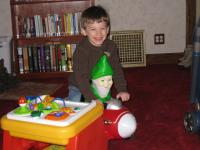 Ian and his gnome-buddy...