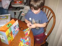 And every little boy needs magnetic letters.